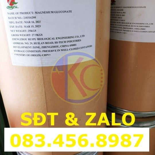 Magnesium Gluconate (C12H22MgO14) - Magie Gluconat