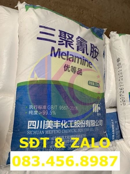Melamine (C3H6N6) - Melamin_2