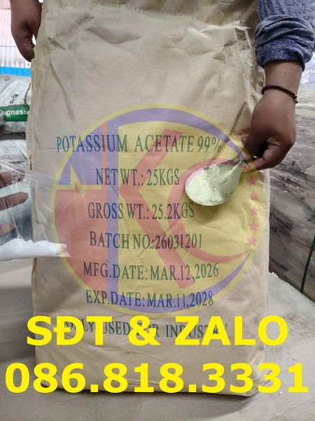 Potassium Acetate (CH₃COOK) – Kali Acetat