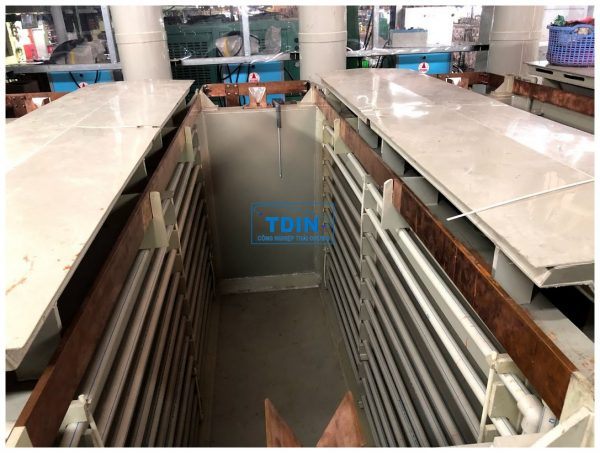 Bể nhựa PP sử dụng trong dây chuyền điện hóa