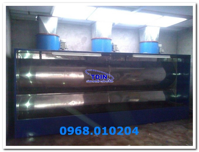 Bàn giao buồng hút bụi sơn 5,5m tại quảng ninh