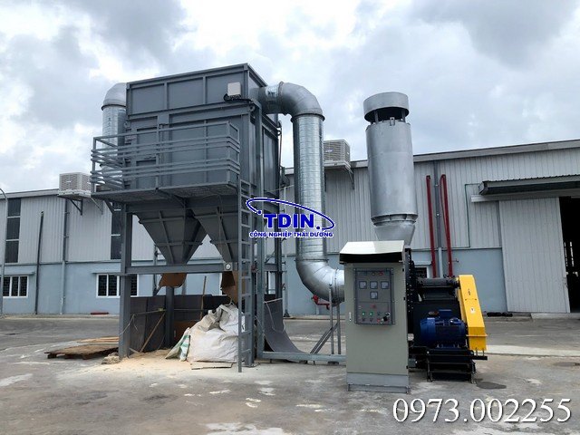 Bàn giao hệ thống hút bụi xưởng gỗ 37 kw tại quảng ninh