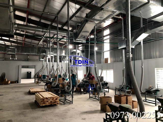 Hệ thống xử lý khí thải, hút bụi trong công nghiệp: nhà máy Xi măng, nhiệt điện, cán thép, chế biến gỗ