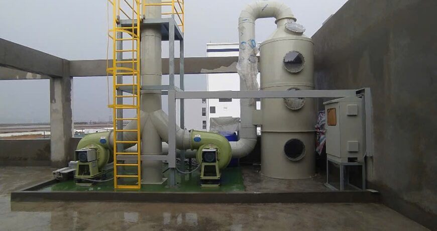 Thi công hệ xử lý khí thải 15 kW cho nhà máy sản xuất Coremax