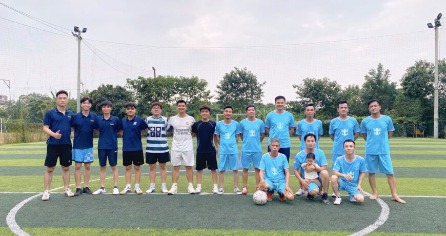 Giao lưu bóng đá 2 công ty khách hàng/ đối tác