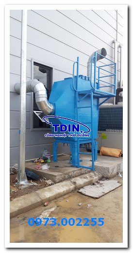 Bàn giao tháp hấp thụ mùi bằng than hoạt tính tại Mê Linh