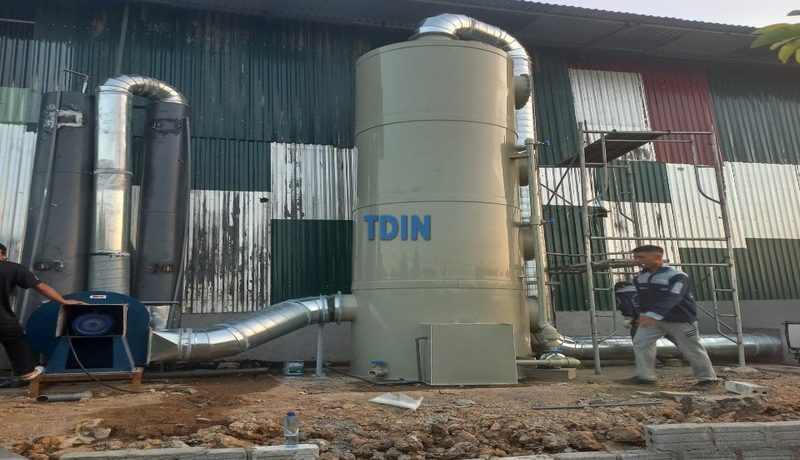 Bàn giao tháp hấp thụ tại Thanh Hóa