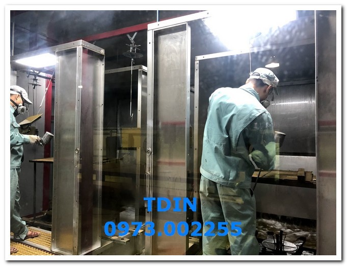 Dây chuyền sơn tĩnh điện TDIN