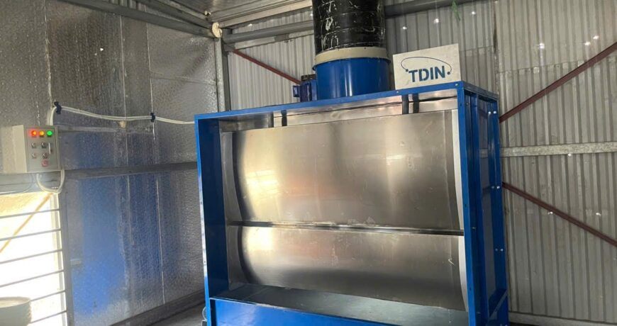 Buồng phun sơn 2,2m 1 quạt tại Hải Phòng