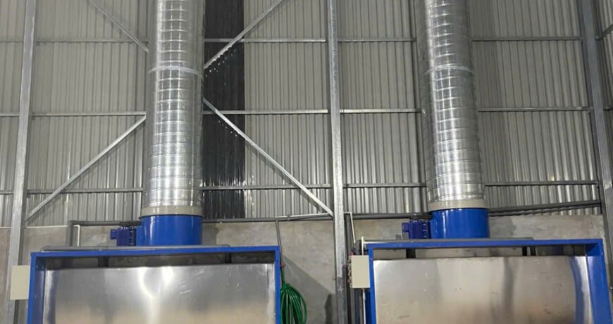 Bàn giao buồng phun sơn 2,2m