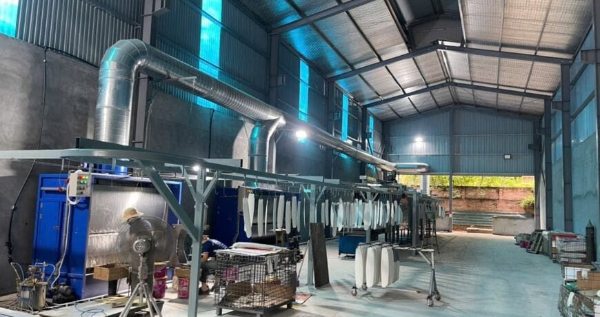 TDIN Lắp Đặt Hệ Thống Sơn Sấy Đồng Bộ & Xử Lý Khí Thải Toàn Diện Cho Công Ty Ánh Dương