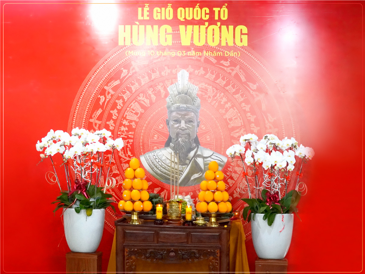 Tích cực lan tỏa nét đẹp văn hóa 'Tri ân - Báo ân' nhân ngày Quốc giỗ Hùng Vương