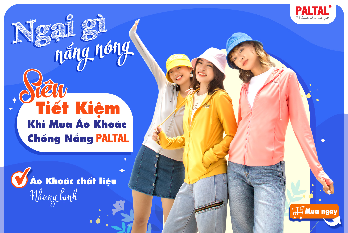ÁO KHOÁC CHỐNG NẮNG HÀNG HIỆU PALTAL GIẢM ĐẾN 200K/ 1 CHIẾC