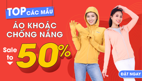 Tổng hợp những mẫu áo khoác chống nắng đang được ưu đãi đến 50% tại Paltal
