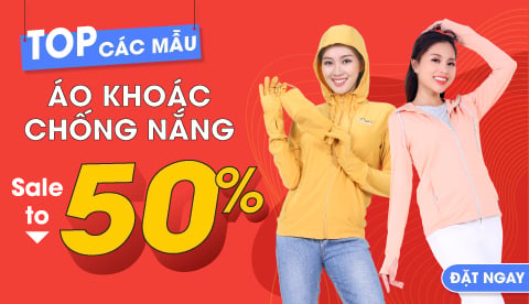 Tổng hợp những mẫu áo khoác chống nắng đang được ưu đãi đến 50% tại Paltal