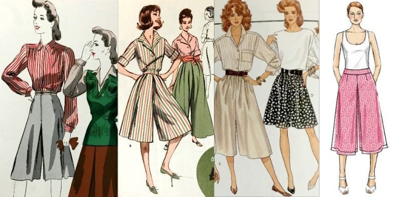 Cách phối quần lửng ống rộng (Culottes) hot nhất hiện nay