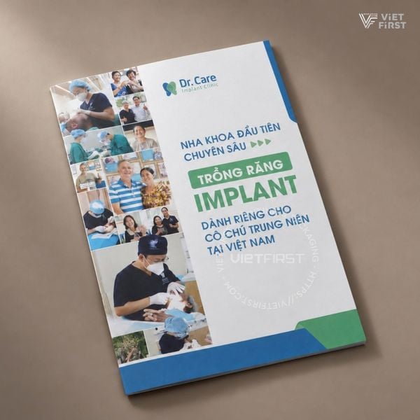 Brochure Dr. Care – Chạm đúng nhu cầu bằng thiết kế rõ ràng