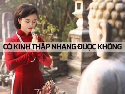 Thực hư về vấn đề có kinh thắp nhang được không?