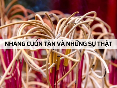 Nhang cuốn tàn thật sự có mang lại “điềm lành” như lời đồn