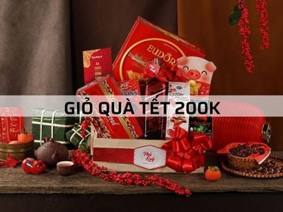 Giỏ Quà Tết 200k - vẫn Đảm Bảo Chất Lượng và Độc Đáo