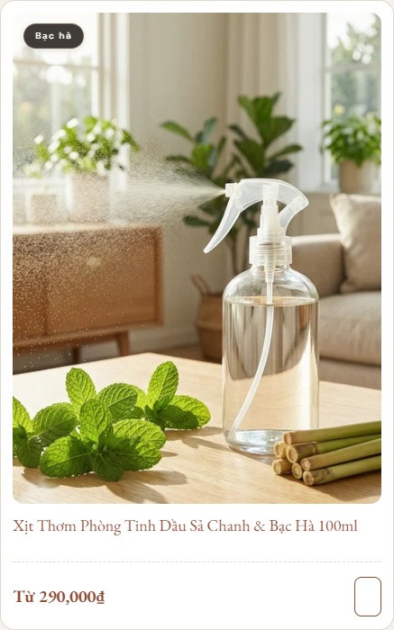 Thẻ sản phẩm chăm sóc cao cấp