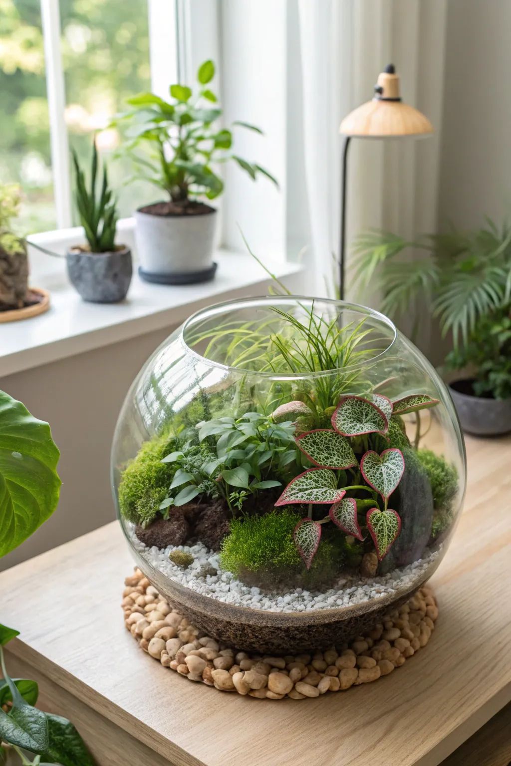 Terrarium Mini Cho Bàn Làm Việc: 5 Loài Cây Giúp Thanh Lọc Và Thư Giãn