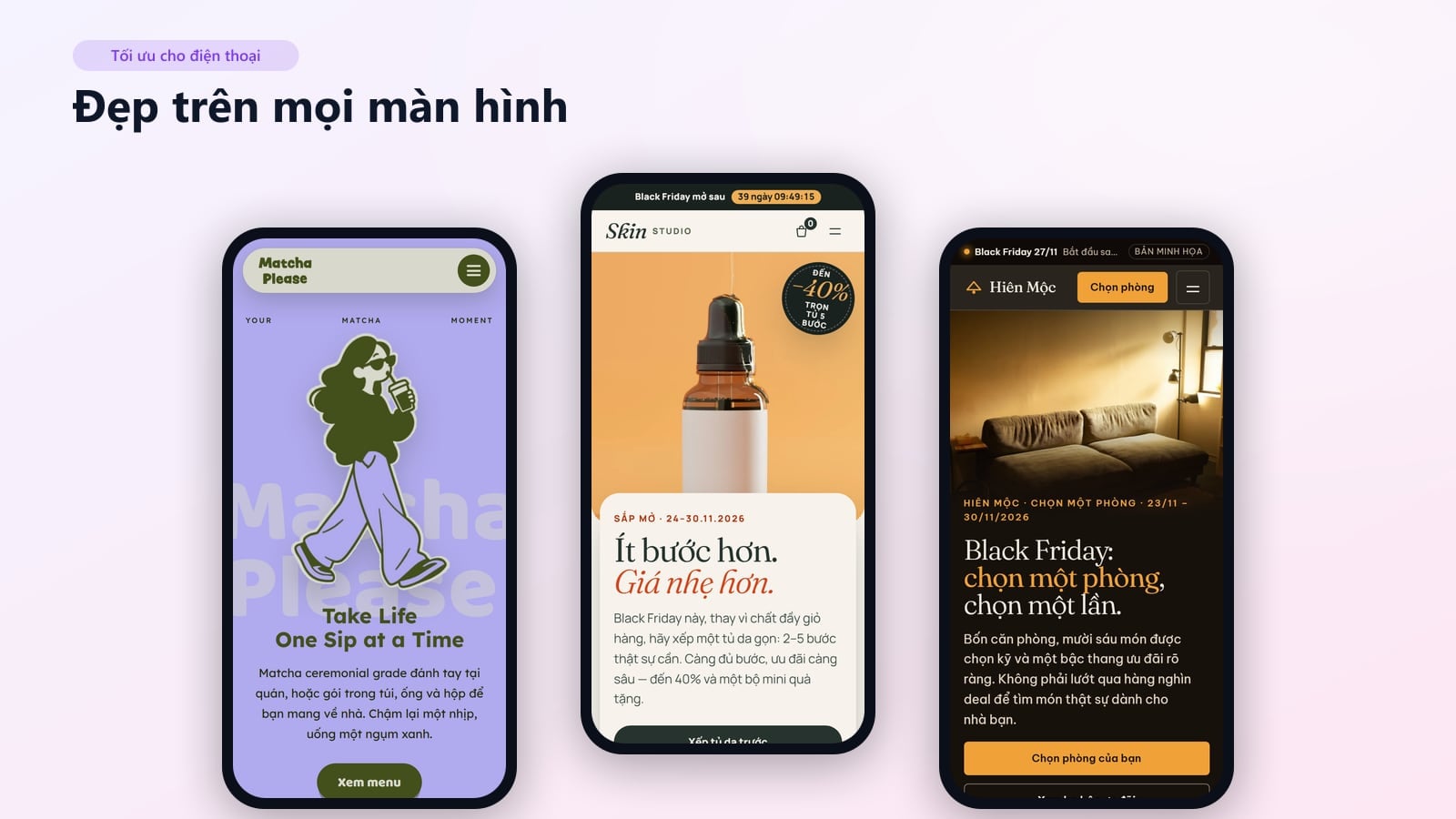 Landing Page tối ưu cho điện thoại