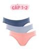  Combo 3 quần lót bé gái iBasic không đường may seamless phom hipster lưng thấp - PANG024 