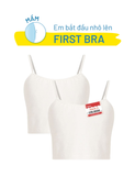  Pack 2 Áo lót học sinh iBasic cotton USA kháng khuẩn tròng cổ daily iBasic - BRAT029PA2 