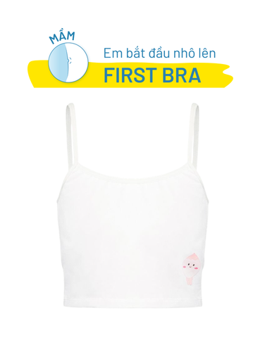  Áo ngực học sinh iBasic cotton USA kháng khuẩn có hình in dễ thương - BRAT028 