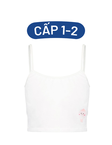  Áo ngực học sinh iBasic cotton USA kháng khuẩn có hình in dễ thương - BRAT028 