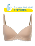  Áo ngực học sinh không gọng iBasic cotton USA kháng khuẩn mút mỏng phối ren - BRAY052 
