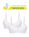  Combo 2 Áo lót học sinh iBasic cotton USA kháng khuẩn cài sau - VA107 