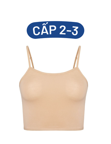  Áo lót nữ học sinh hai dây iBasic cami ngắn croptop - VA111 