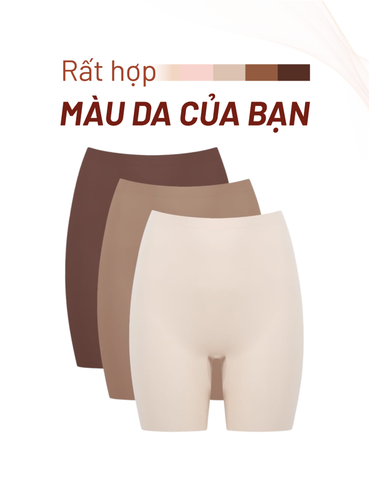  Combo 3 Quần lót nữ mặc váy không đường may iBasic phom boxer free cut - PANW206 