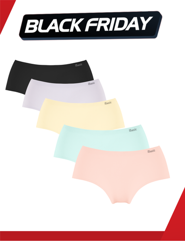  Combo 5 quần lót nữ lưng cao iBasic không đường may - CB5 V189 