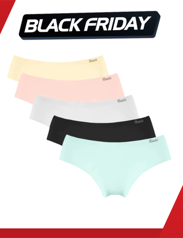  Combo 5 quần lót nữ lưng vừa iBasic không đường may - V188 