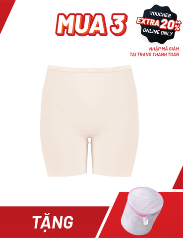  Quần lót nữ thể thao không đường may Wolf Active x iBasic phom boxer free cut - PANW196 