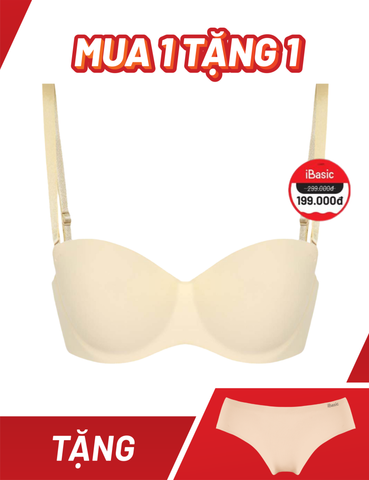  Áo ngực nữ su iBasic có gọng không đường may mút vừa cup ngang - BRAW098 