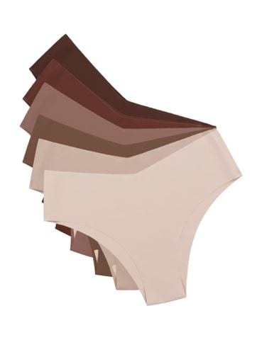  Combo 12 Quần lót nữ su lạnh không đường may iBasic phom cheeky free cut - PANW203 