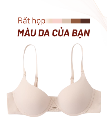  Áo ngực có gọng iBasic mút vừa mặc áo dài cup T_Shirt - BRAW120 