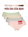  Pack 4 Combo quần lót nữ iBasic bamboo bikini iBasic - PANW002_PA4 