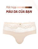  Quần lót nữ iBasic lưng cao không đường may phối ren - PANW189 