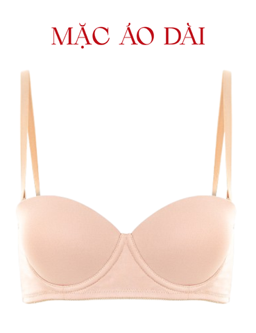  Áo ngực nữ có gọng iBasic mút dày mặc áo dài cup ngang push up - BRAW163 