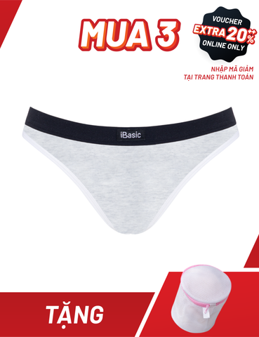  Quần lót nữ iBasic cotton USA kháng khuẩn phom bikini Young & Free - PANY108-1 
