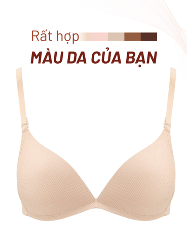  Áo ngực không gọng mút mỏng vải thoáng khí Tshirt iBasic - BRAW086 