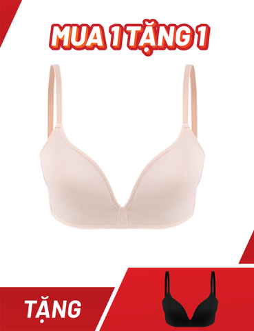  [MUA 1 TẶNG 1] Áo ngực nữ iBasic Inviswire gọng ảo mút mỏng form Tshirt - BRAW157 