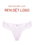  Quần lót nữ phom bikini lọt khe free cut phối ren logo iBasic - PANW209 