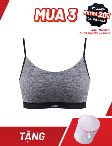  Áo ngực nữ iBasic cami không gọng mút mỏng thun lạnh thoáng khí Young & Free - BRAY106 
