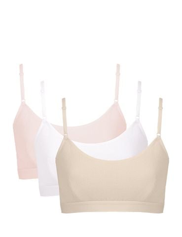  Combo 3 áo first bra bé gái tròng cổ thun lạnh thoáng khí iBasic - BRAT027B 